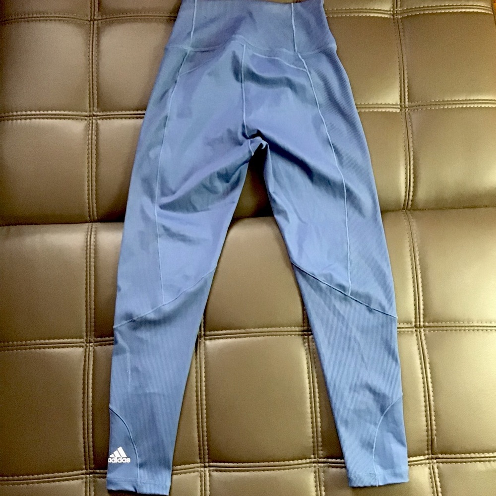 Adidas Blue Highwaisted 7/8 leggings